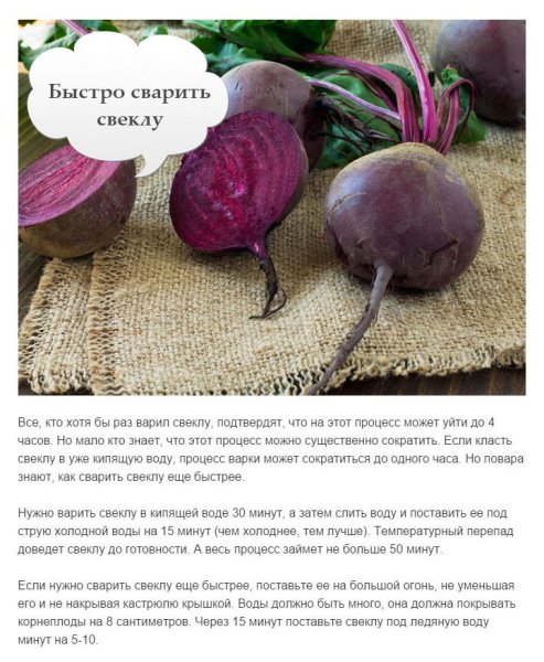 Свекла внутри