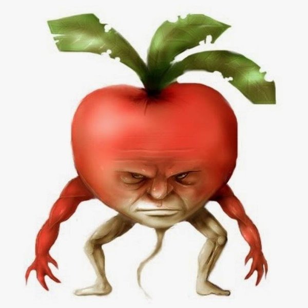 Смешная редиска