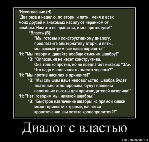 Анекдоты про власть в России