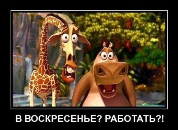 Когда на работу в воскресенье картинки