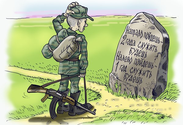 Карикатуры про армию