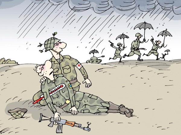 Карикатуры на военную тему
