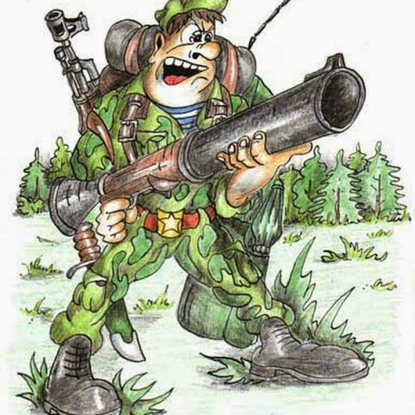 Карикатуры на военную тему
