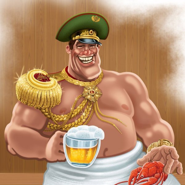 Карикатуры про баню
