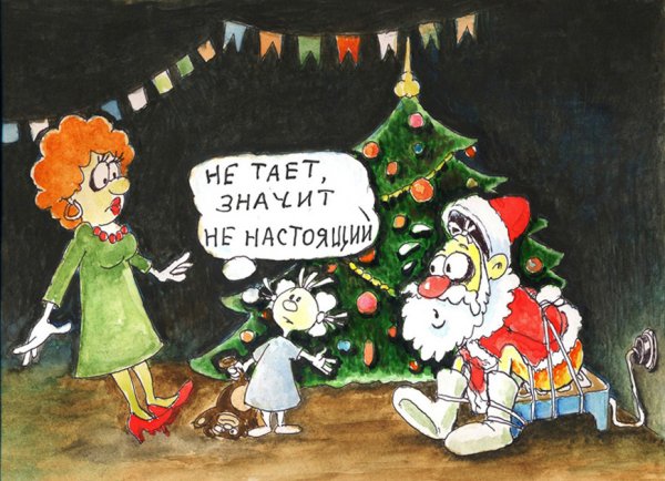 Анекдоты про новый год
