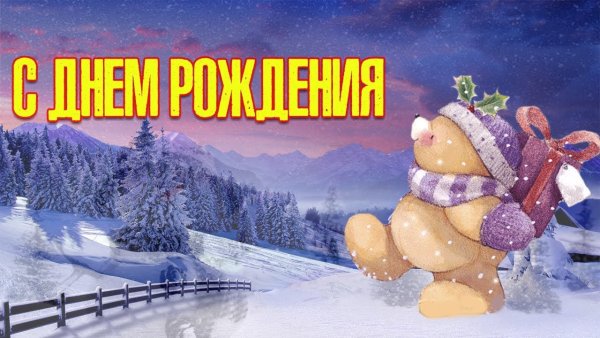 С днем рождения зимой