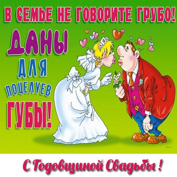 С годовщиной свадьбы прикольные