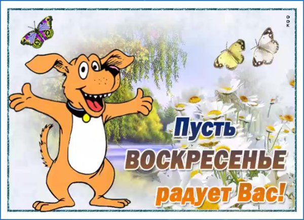 С днем воскресенья