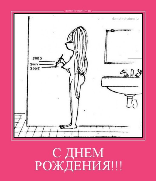 С днем рождения демотиватор