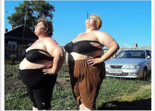 Смешные снимки толстых женщин