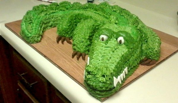 Салат зеленый крокодил