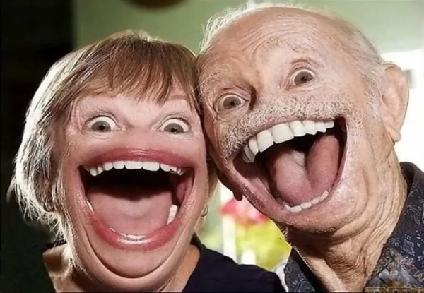 Улыбка до ушей