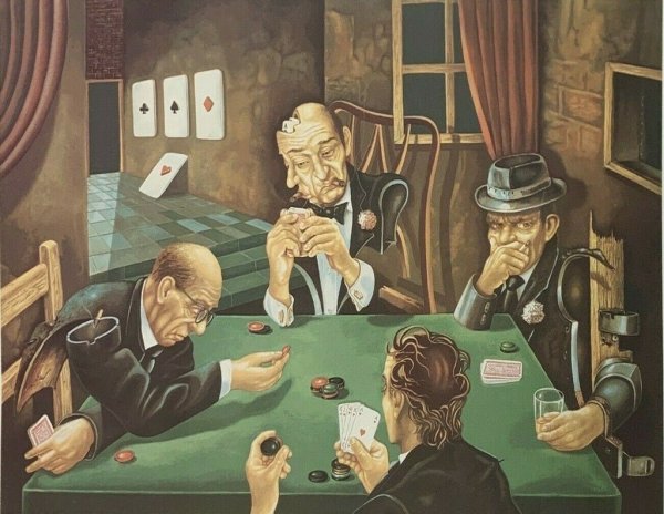 Игроки в Покер картина