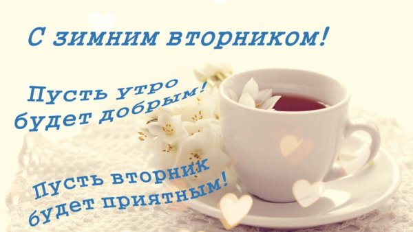 С добрым утром вторника пожелания