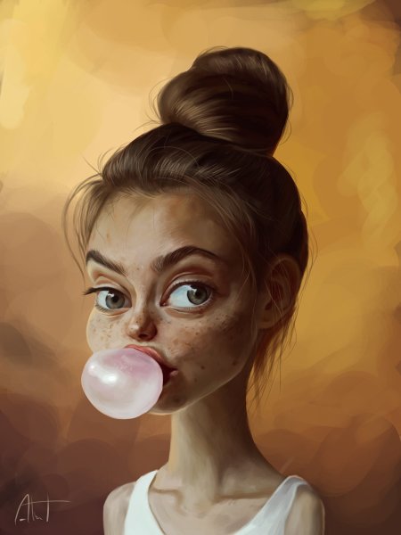 Мультяшная девочка