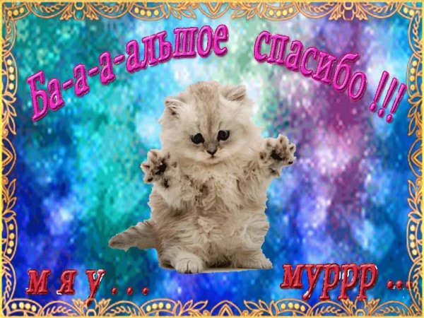 Открытки с благодарностью спасибо