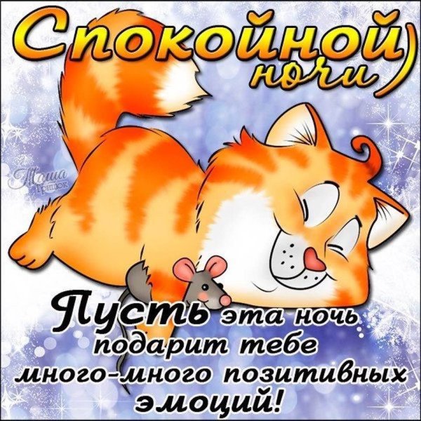 Пожелания спокойной ночи добрые и позитивные