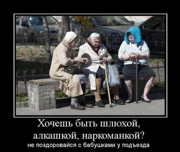 Бабушки у подъезда юмор