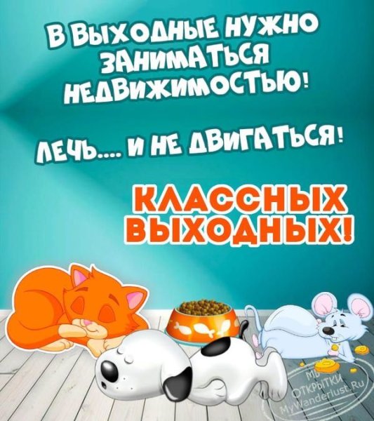 Отличных выходных