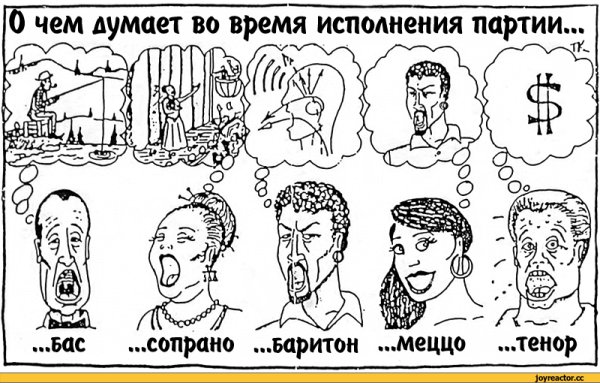 What they think about when they Sing
