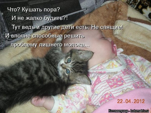 Кушать и спать