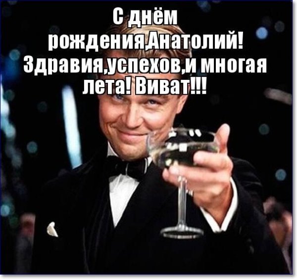С днём рождения Анатолий