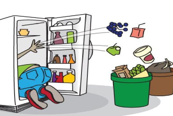 Холодильник с продуктами