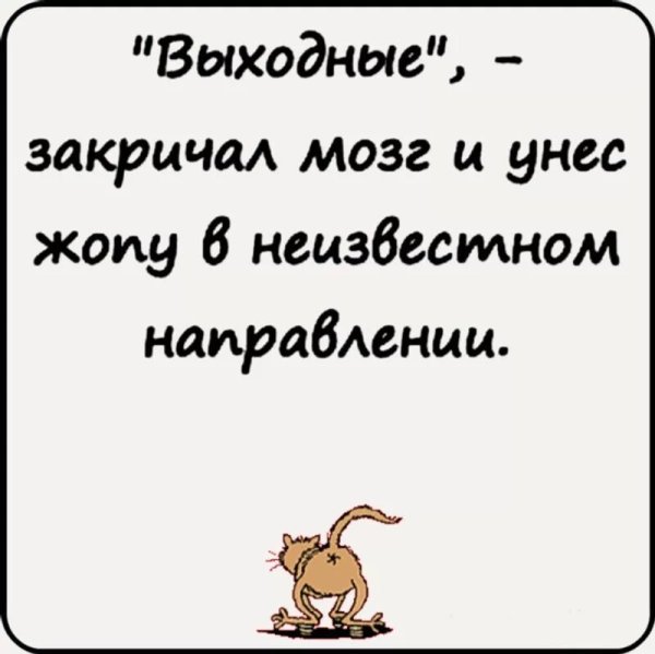 Приколы про выходные