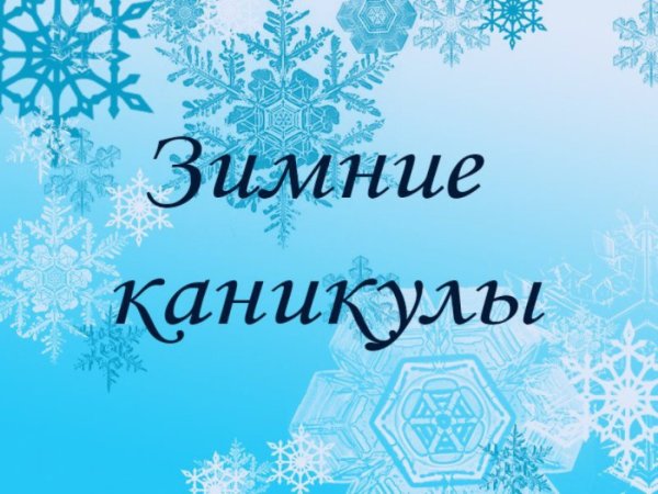 Ура зимние каникулы