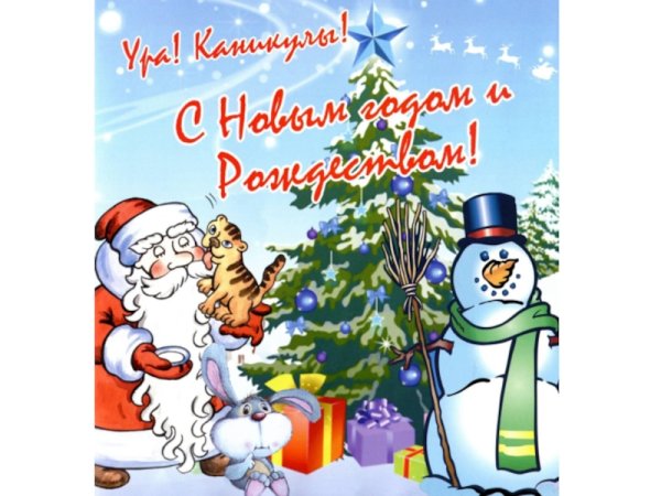 Ура новогодние каникулы
