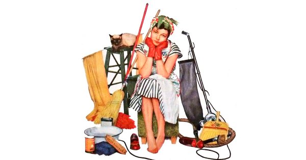 Norman Rockwell художник домохозяйка