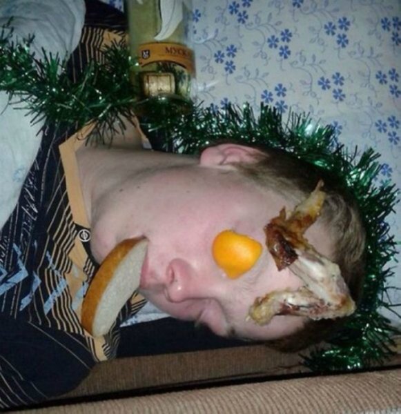 Пьяный новый год