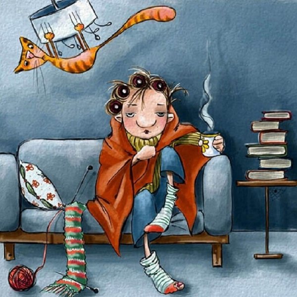 Элина Эллис иллюстрации коты