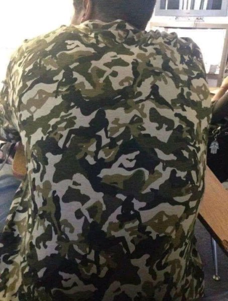 Прикольный камуфляж