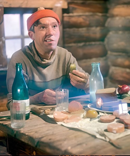 Юрий Никулин в фильме Самогонщики