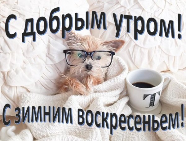 С добрым воскресным зимним утром