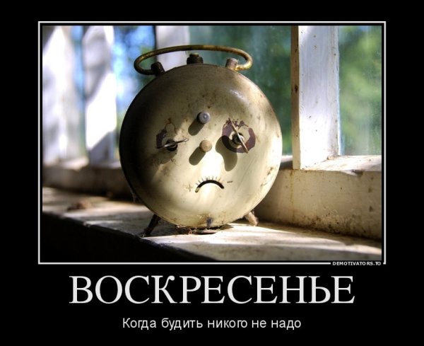 Анекдоты про воскресенье в картинках