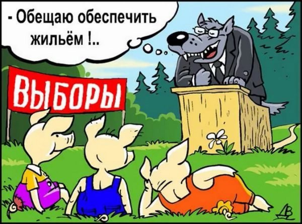 Выборы карикатура