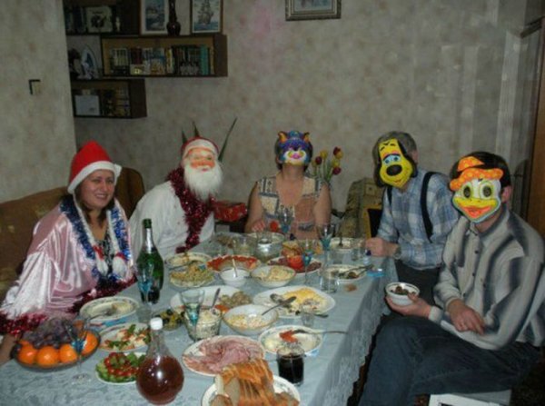 Смешное застолье на новый год