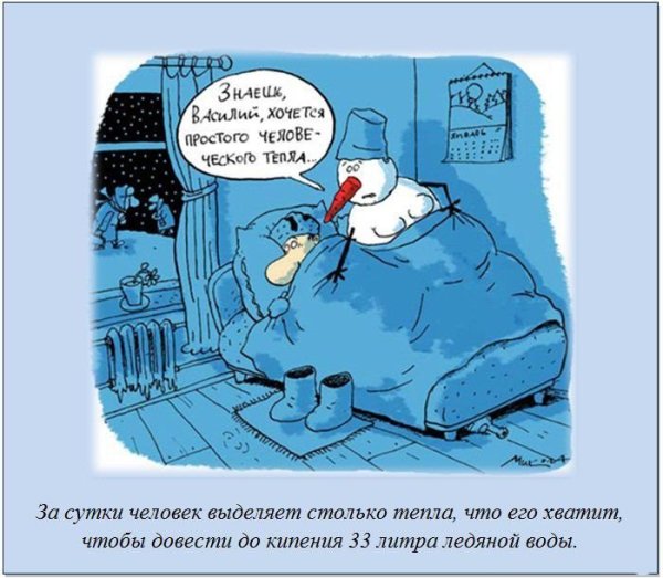 Анекдоты про холод в картинках