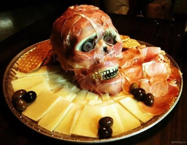 Страшные закуски на Хэллоуин