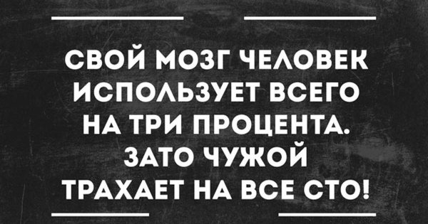 Цитаты про мозги смешные