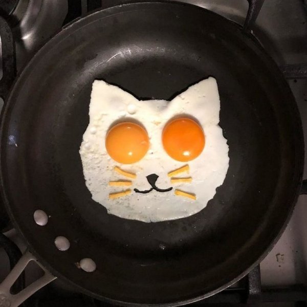 Оригинальная яичница