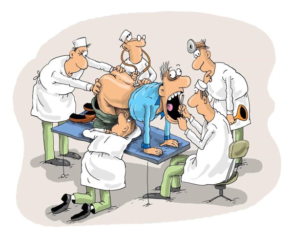 Карикатуры на медицинскую тему