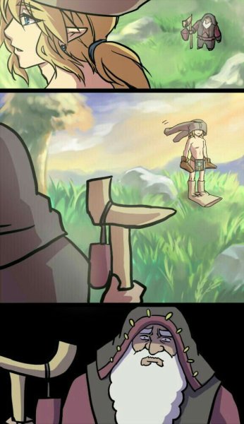 The Legend of Zelda линк комикс